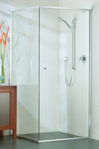 Evolution Shower Screen Installers 90 Degree Doors