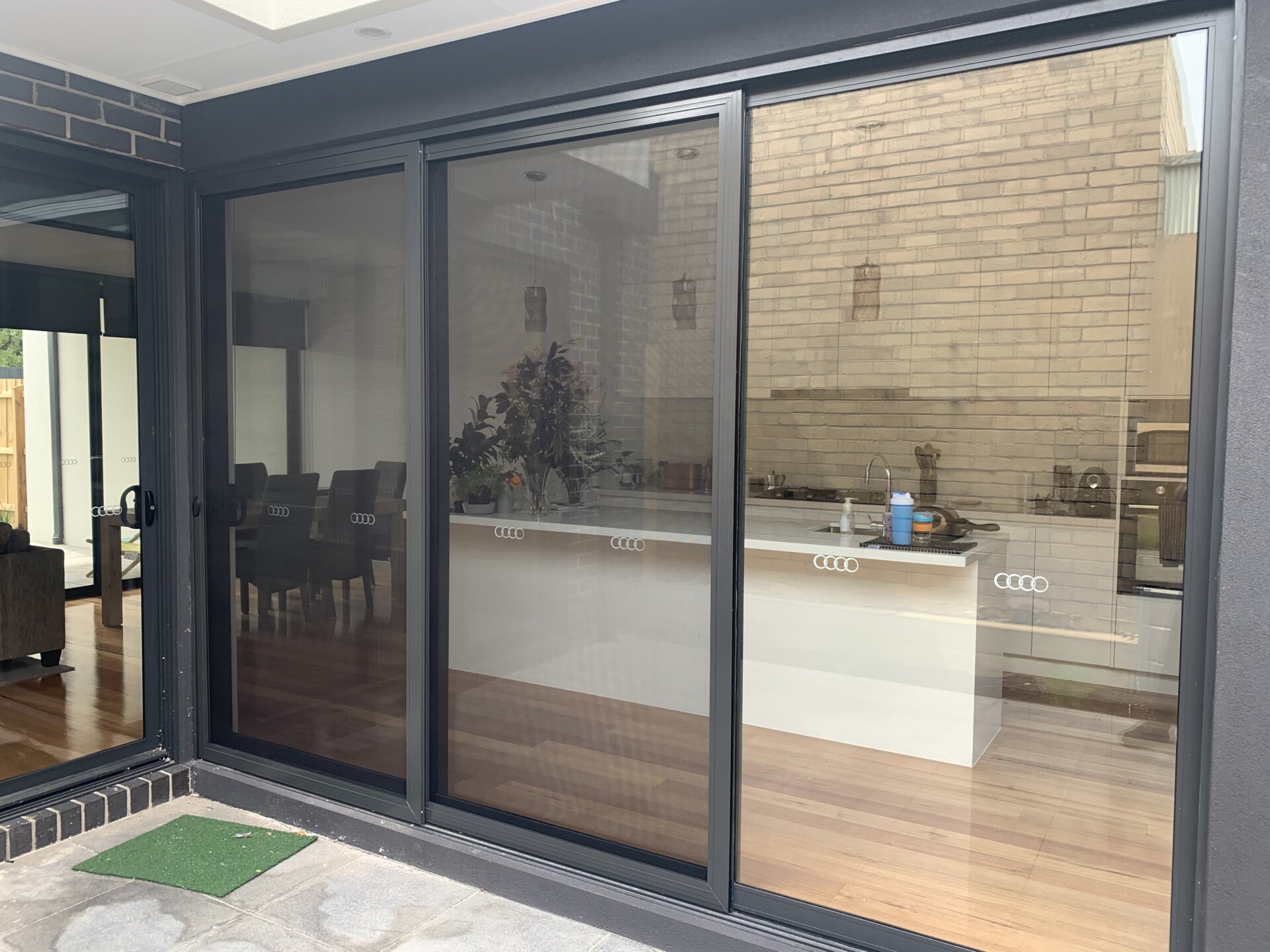 Sliding Stacker Flydoors Installation Melbourne